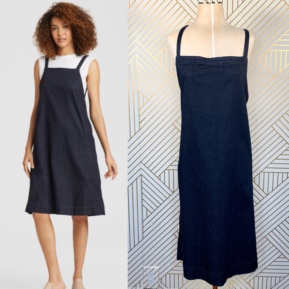 eileen fisher denim jumper